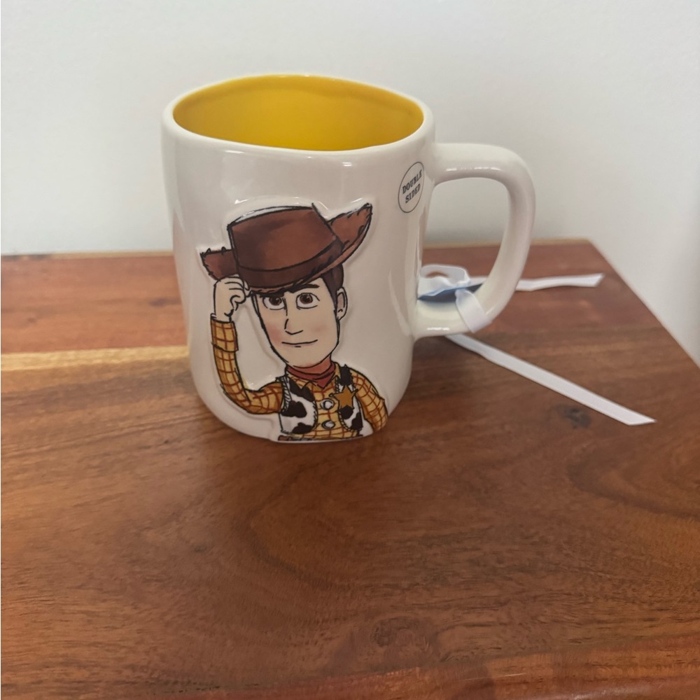 Rae Dunn Ceramic Character Mug with Yellow Interior